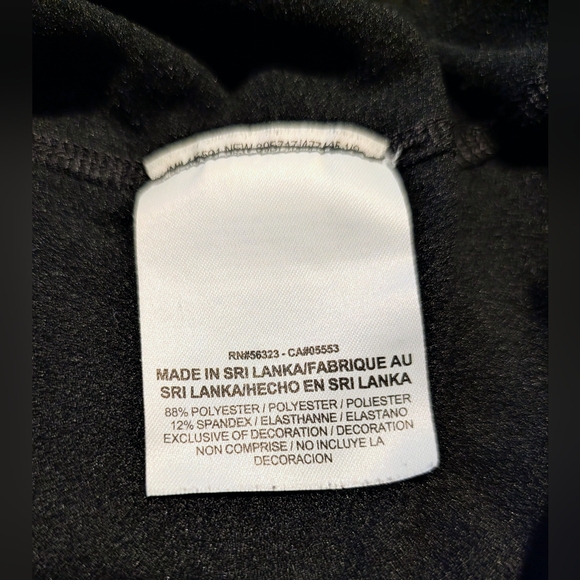 Nike Dri-fit Long Sleeve Black Cowl Neck Top Large Excellent Condition - Picture 6 of 11